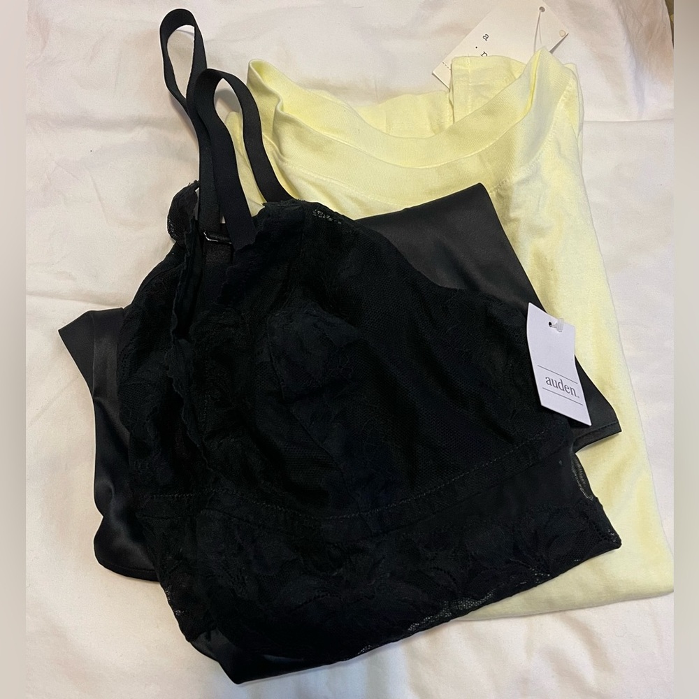 AUDEN Lingerie & A NEW DAY Tee Target LOT Bundle Size XXL